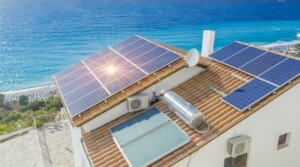 Solar power system in Polop