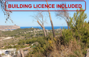 Building plot with panoramic sea views for sale in Cansalades in Javea
