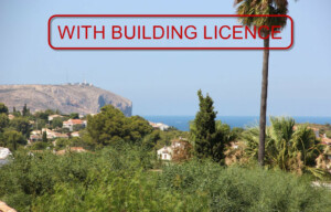 Building plot with panoramic sea views for sale in Javea