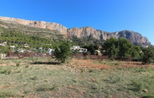 Building plots with valley views for sale in Montgo in Javea