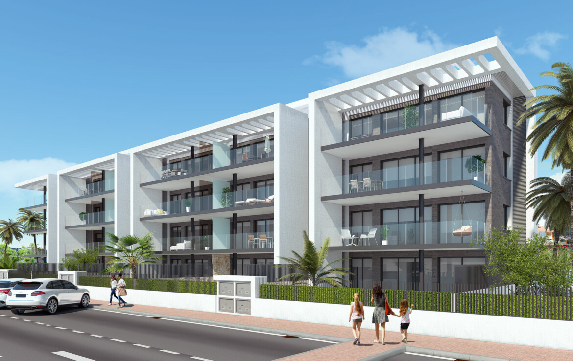 New-build apartments for sale in Javea on the Arenal