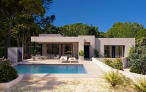 New build single storey villa for sale in Fanadix in Benissa