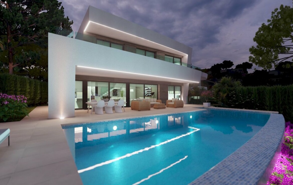 New build villa for sale in Benimeit in Moraira