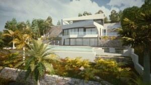 New build villa with sea views for sale in Raco de Galeno in Benissa